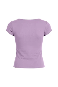 Sleek Plunge T-Shirt