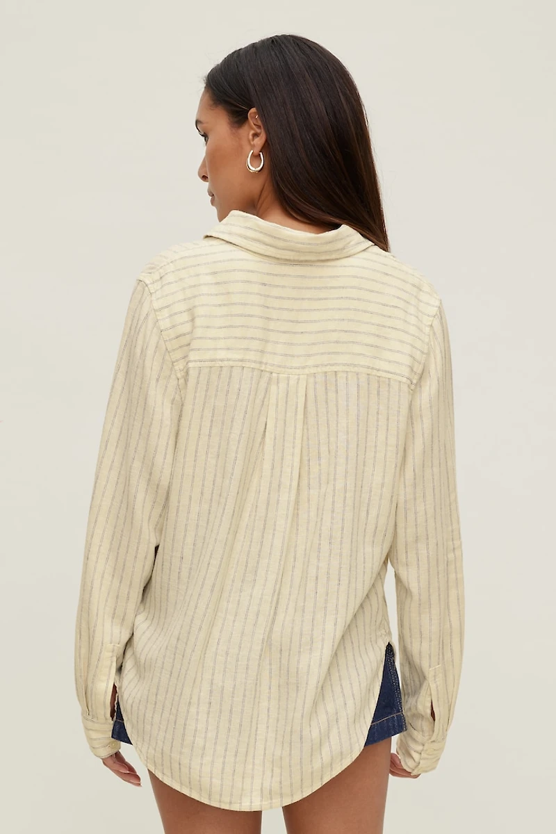 Isla Oversized Linen Shirt