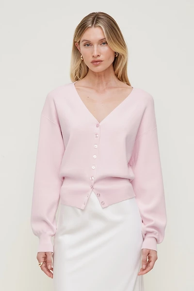 Cardigan à col en V