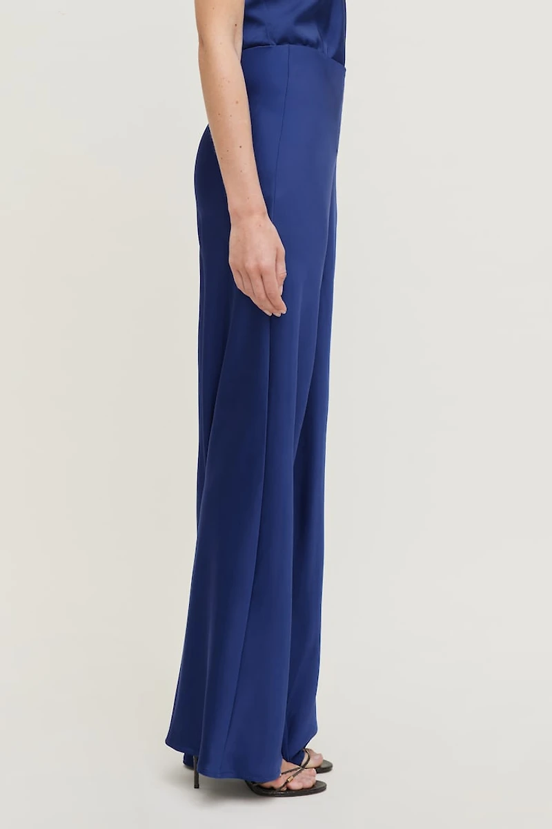 Izzy Wide Leg Satin Pants