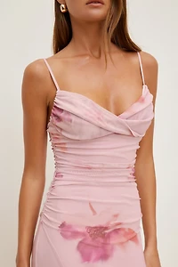 Delphi Mesh Maxi Dress