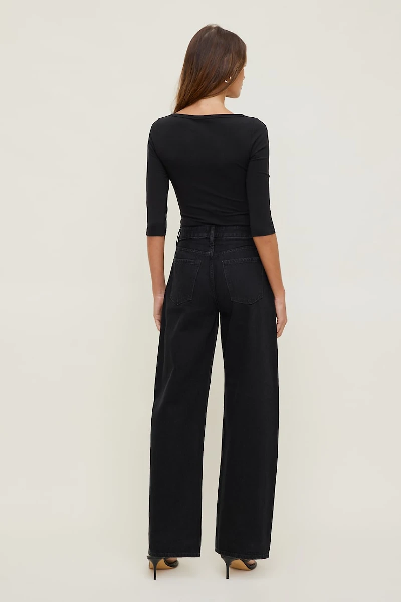 Kennedy High Rise Barrel Leg Jeans