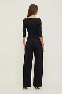 Kennedy High Rise Barrel Leg Jeans
