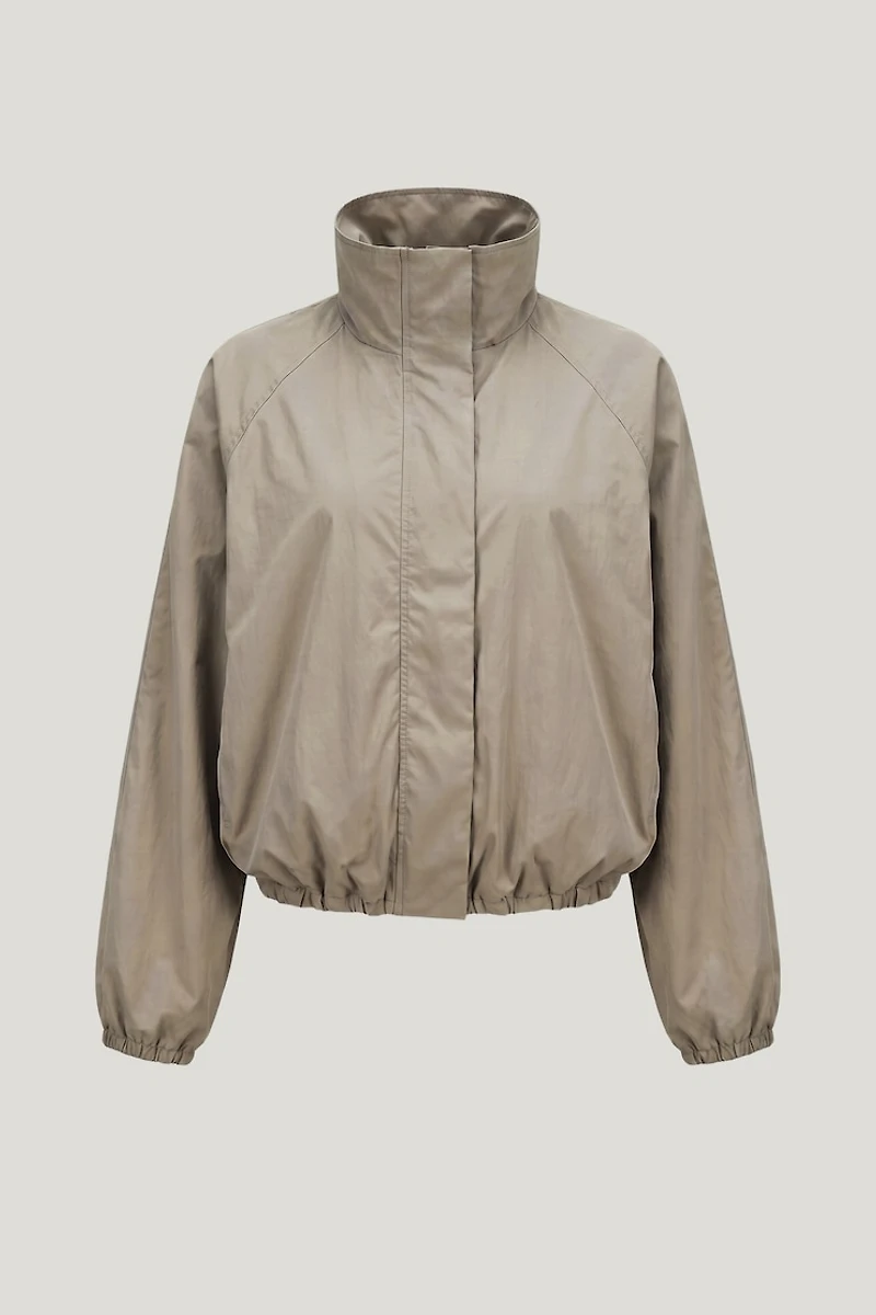 High Neck Wind Anorak