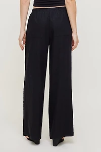 Leo Linen Wide Leg Pants