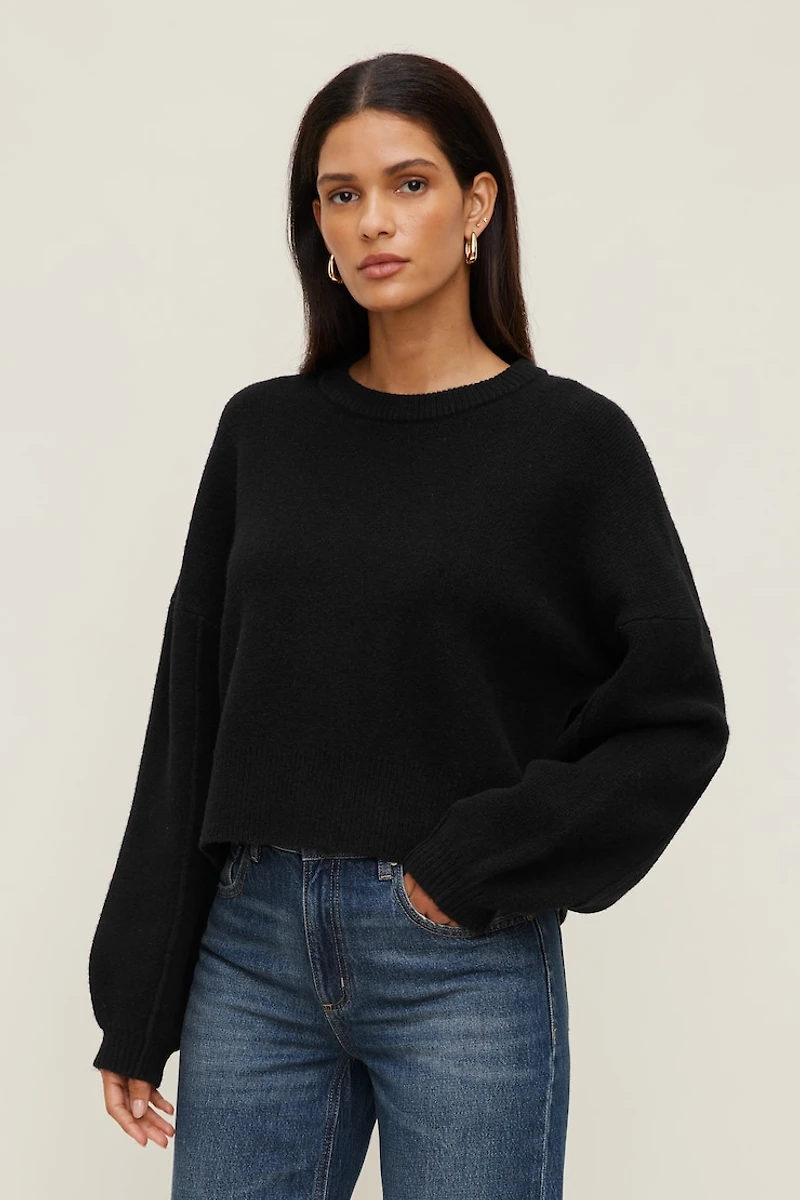 Rylie Balloon Sleeve Sweater