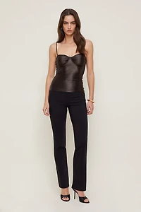 Monet Stretch Satin Top