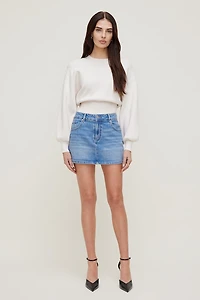 Gia Denim Mini Skort