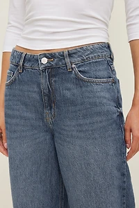 Mika Mid Rise Relaxed Straight Leg Jeans