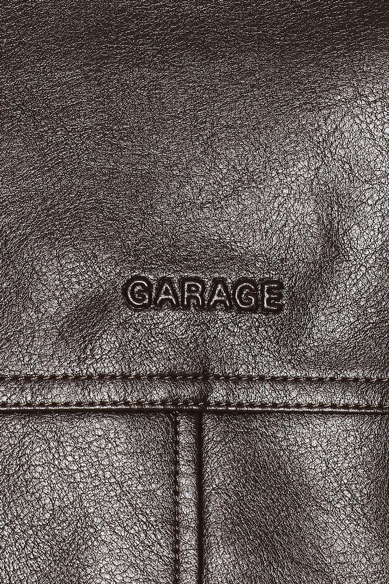 Bubble Faux-Leather Jacket