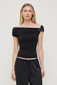 Sculpt Buckle Detail Top