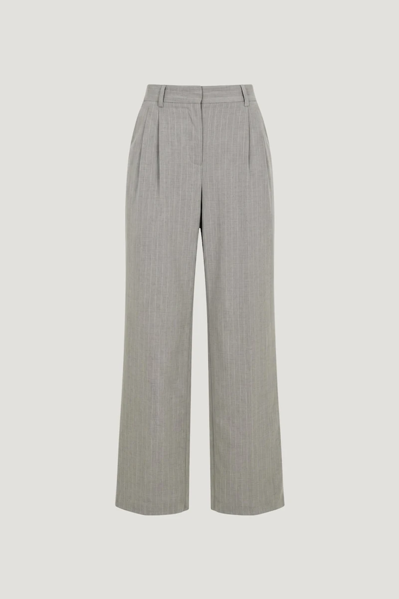 Alex Pinstripe Wide Leg Pants
