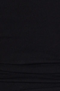 SnatchRib Crewneck Henley Long Sleeve Top