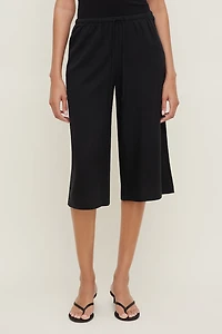 Leo Linen Capri Pants