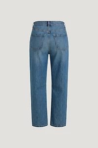 Theo Mid Rise Barrel Leg Jeans