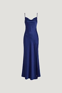 Lucia Satin Maxi Slip Dress