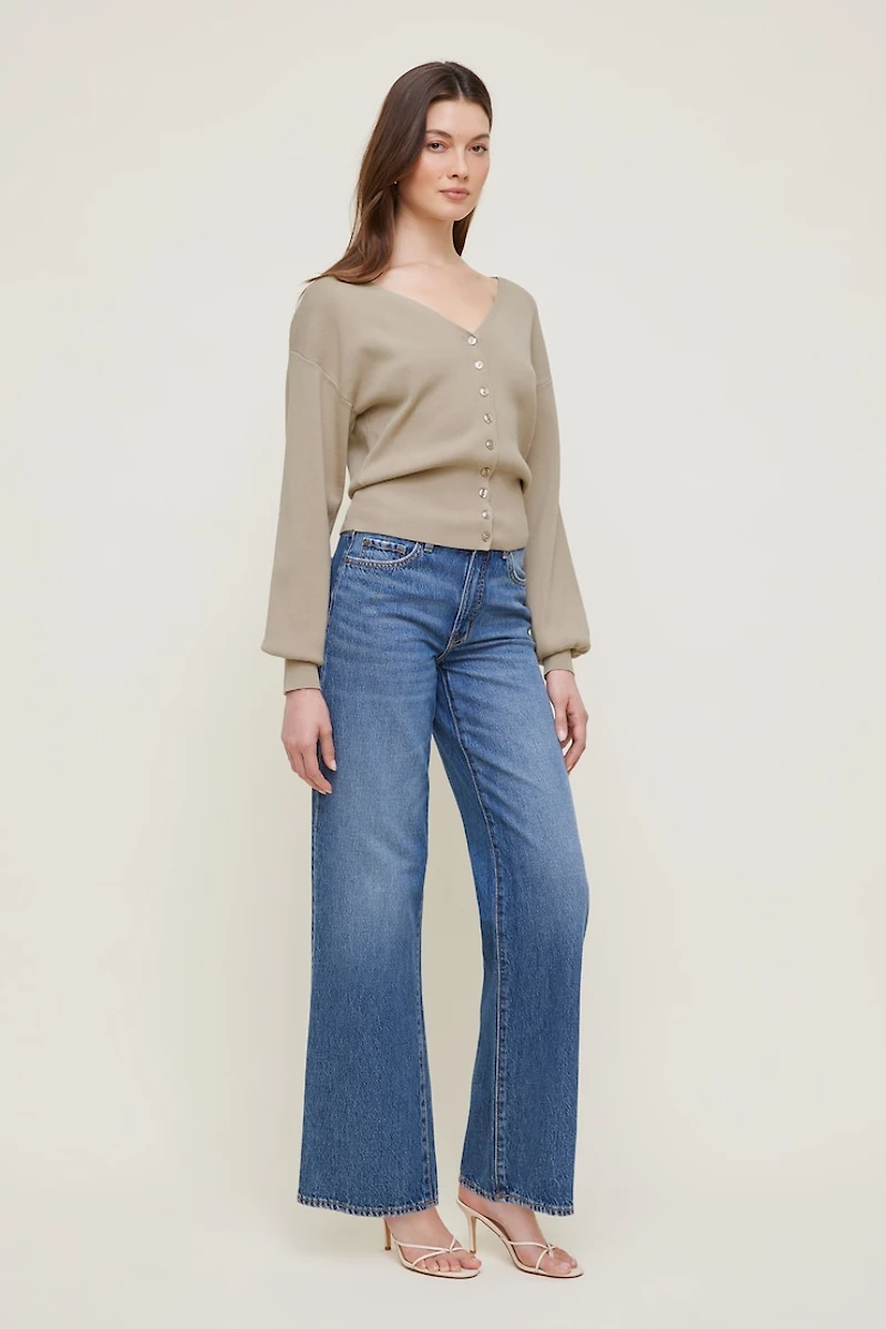 V Neck Cardigan