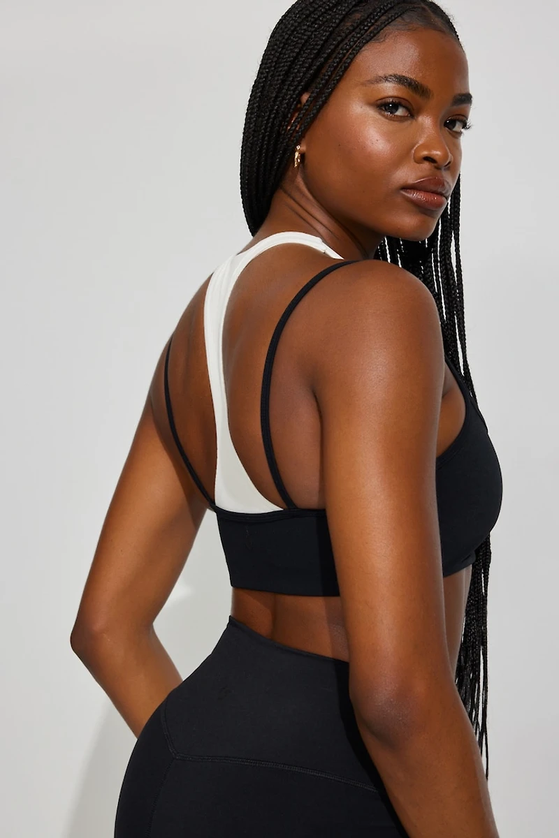 Ribbed Active Top