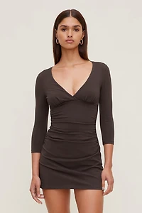 Morgan 3/4 Sleeve Mini Dress