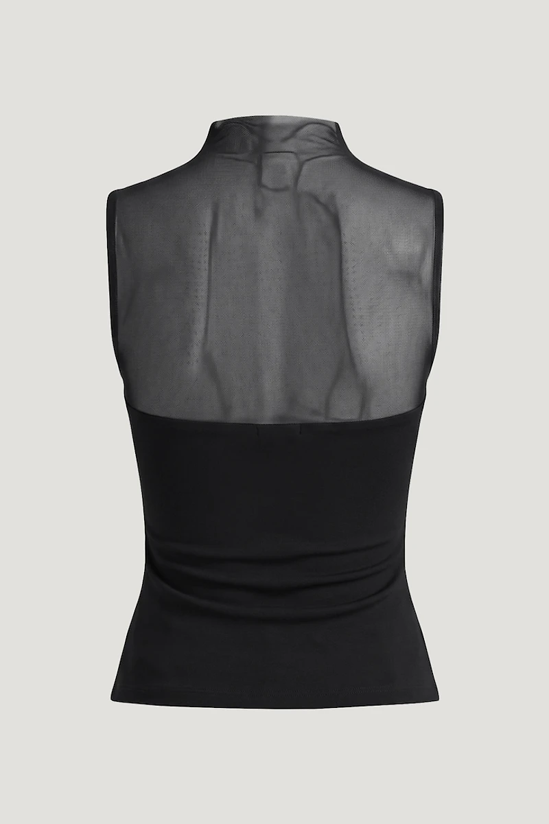 Sheer Mesh Tank Top