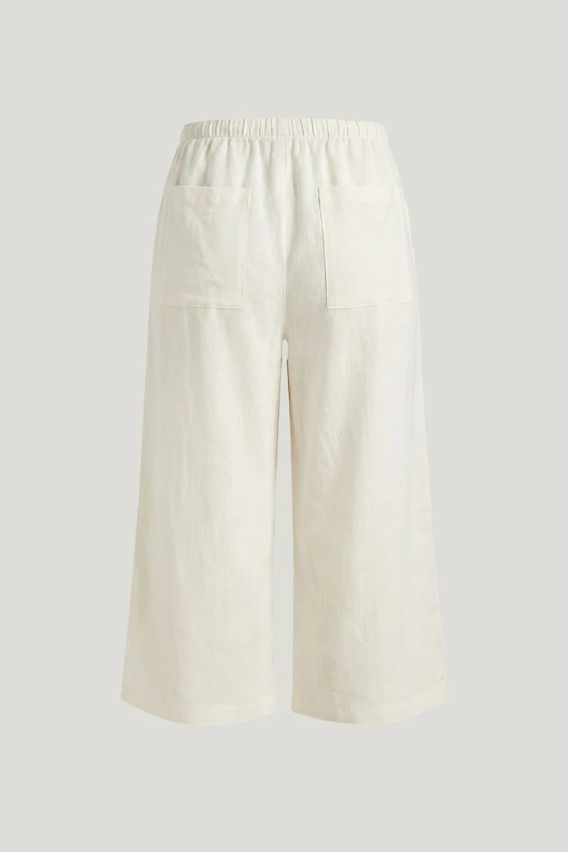 Leo Linen Capri Pants