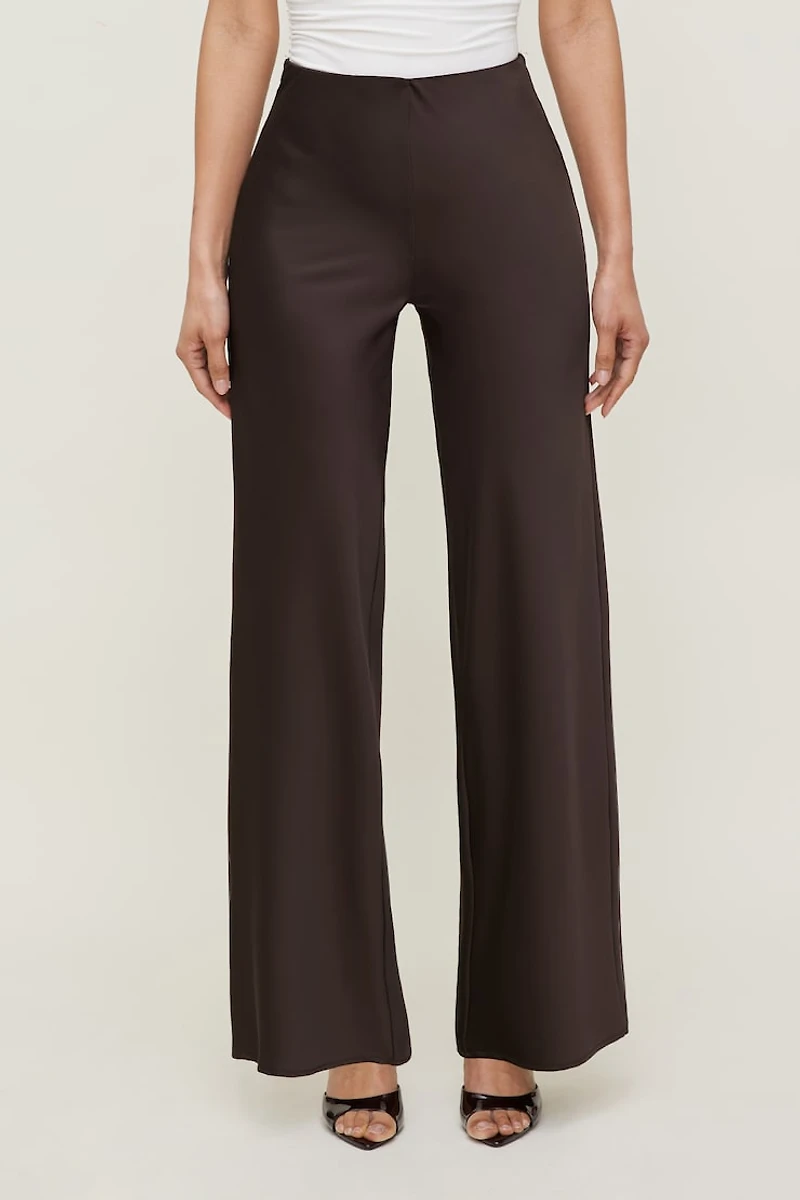 Izzy Wide Leg Satin Pants