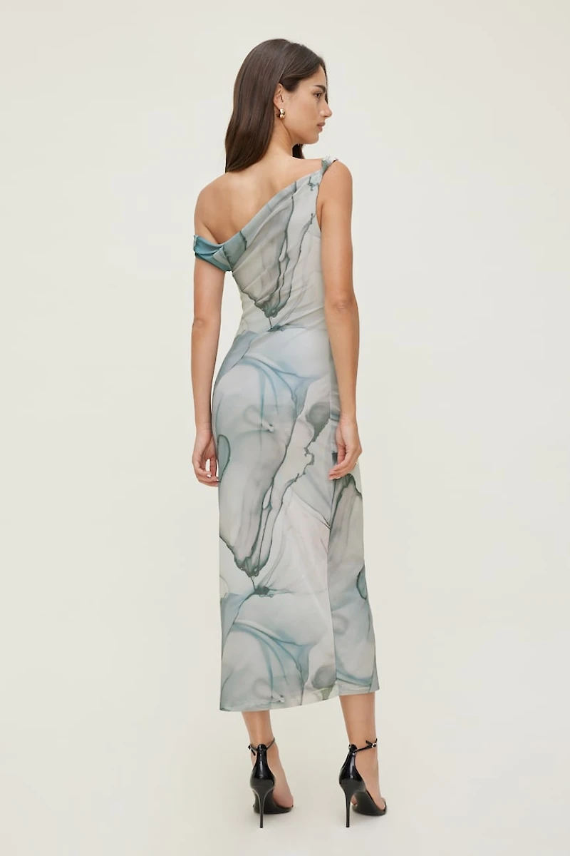 Robe midi en maille Jayde