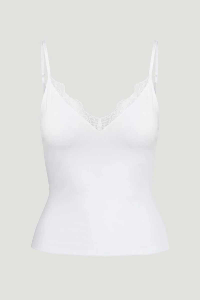 Sculpt Lace Trim Cami Top