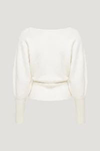 Cinched V Neck Sweater
