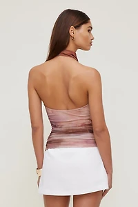 Bry Mesh Halter Top