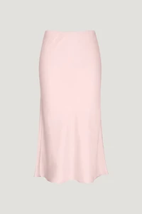 Delila Satin Midi Skirt