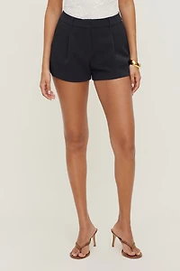 Short A taille haute et coupe en