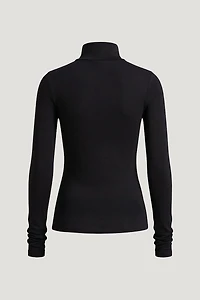 Fitted Turtleneck Top