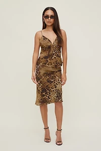 Esther Georgette Midi Skirt