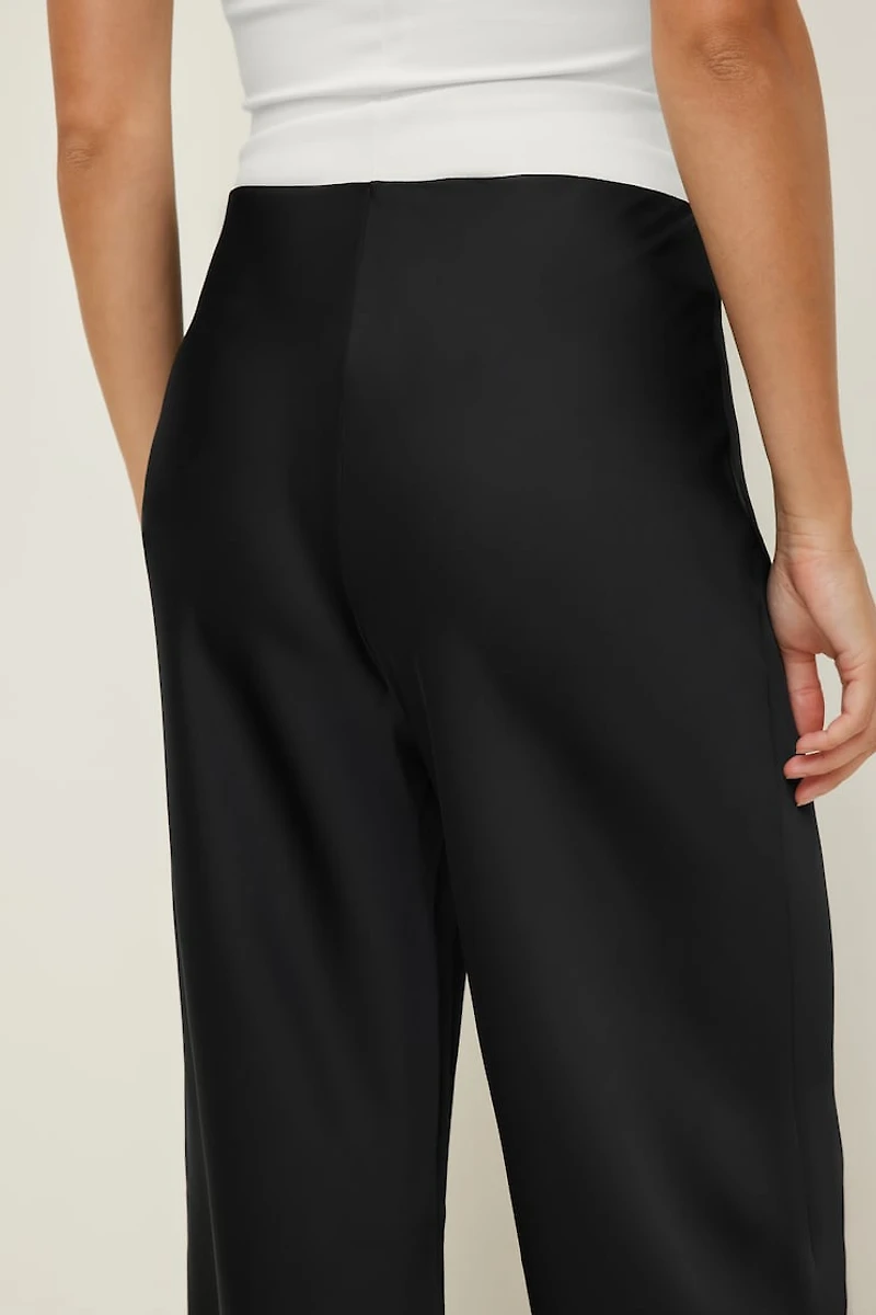 Izzy Wide Leg Satin Pants