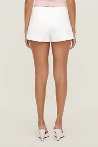 Fitted Mid Rise Shorts