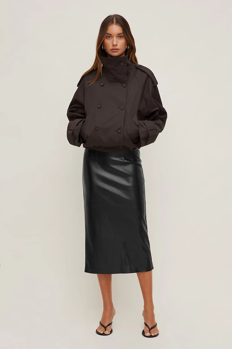 Siena Trench Bomber Jacket