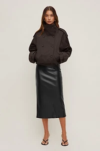 Siena Trench Bomber Jacket