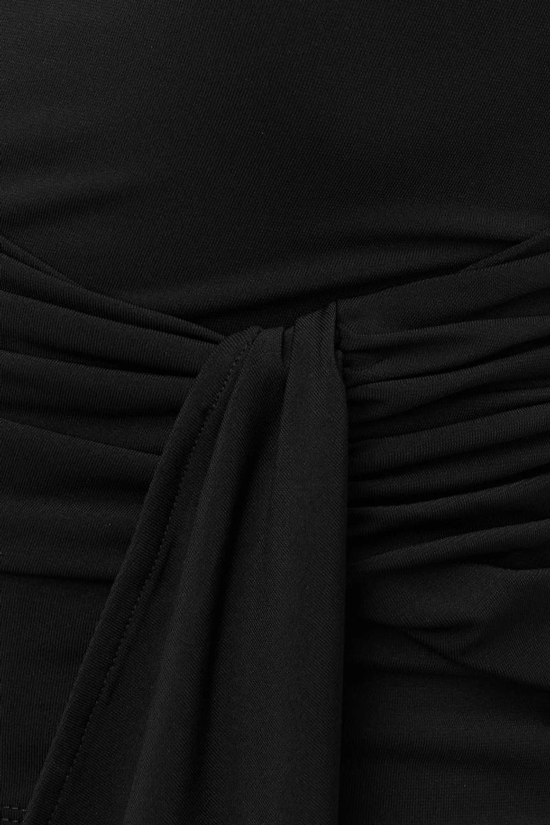 Sculpt Draped Scarf Top