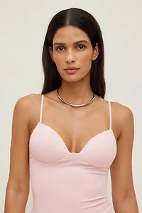 Coil Collarbone Necklace