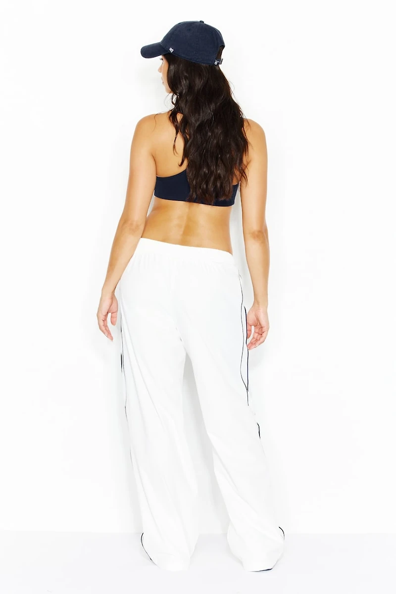 Pantalon en nylon à jambe droite