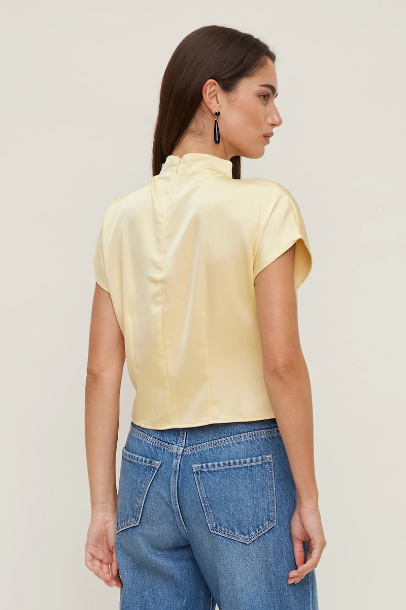 Ella Layered Satin Blouse