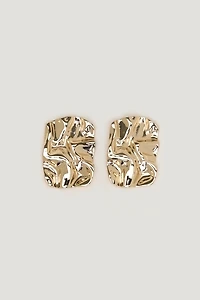 Boutons d'oreilles froissés