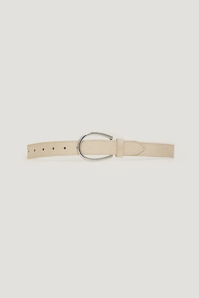 Pull Through Faux Leather Belt
