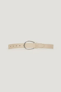 Pull Through Faux Leather Belt