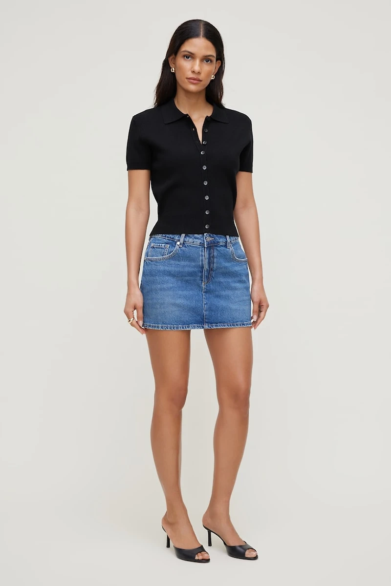 Cardigan polo