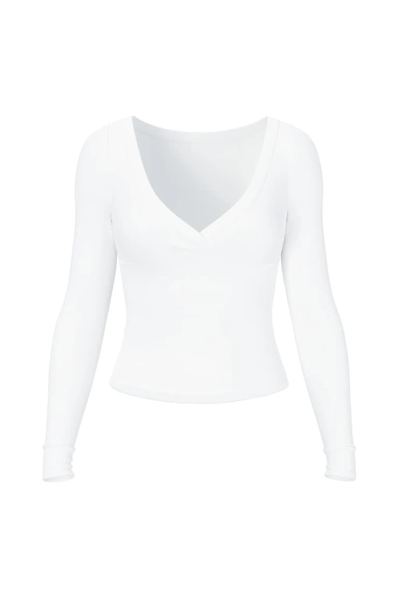 SnatchRib Crossover Longsleeve Top