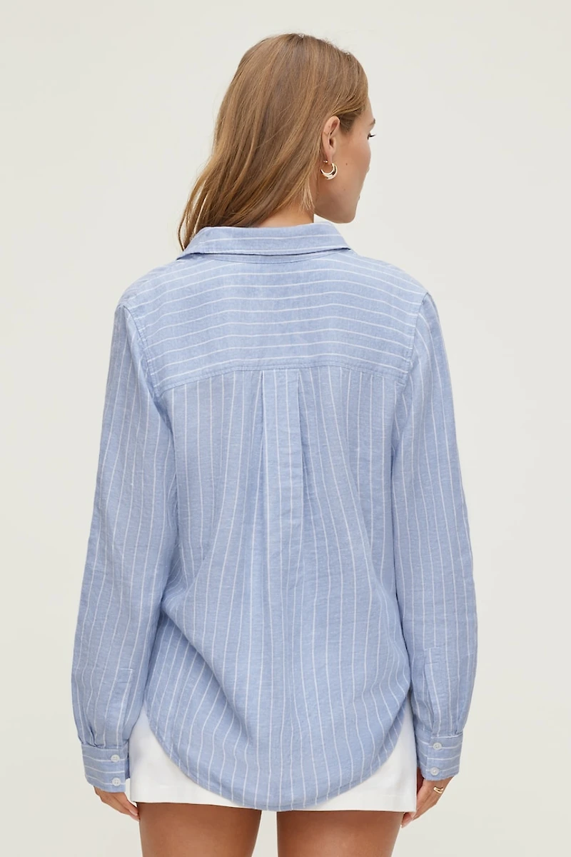 Isla Oversized Linen Shirt