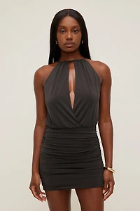 Sculpt Keyhole Mini Dress