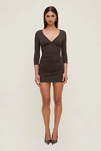 Morgan 3/4 Sleeve Mini Dress